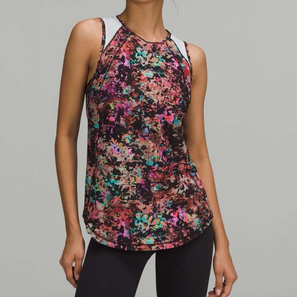 Lululemon Sculpt Tank Top | Stencil blossom
